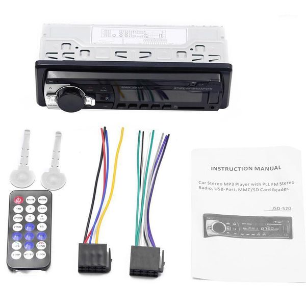 

jsd-520 car mp3 player radio u disk sd card bt music phone replacement cd/dvd usb aux classic car stereo audio1