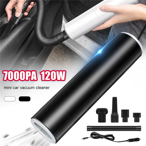 

handheld vacuum powerful cyclone suction 120w car charger plug-in vacuum cleaner auto portable for car home pet hair