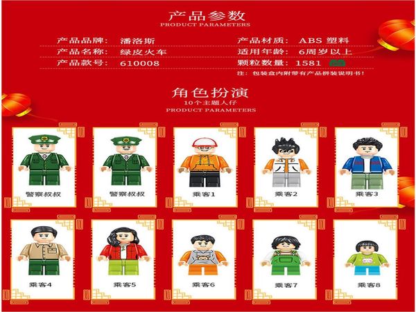 

610008 город старомодный поезд трек железнодорожных рельсов sets model building blocks наборы кирпичи kid игрушки для детей sqceta bbgargden