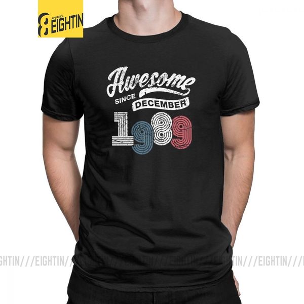 

man's awesome since december 1989 vintage 29th birthday amazing short sleeve tees clothes pure sport hooded sweatshirt hoodie men t shi