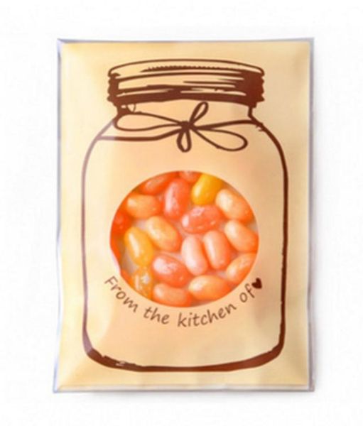 

50pcs 9.5cm 13cm opp bottle baking christmas gift packaging bags wedding cookie candy plastic bag drifting bottle wmtmaw bdesybag