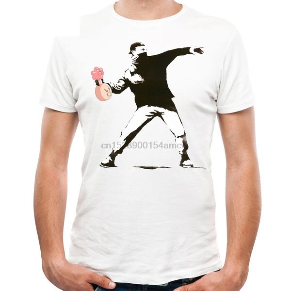 

banksy w plumbus rick morty funny round neck clothing short sleeve male hoodie designers t shirts sweatshirt