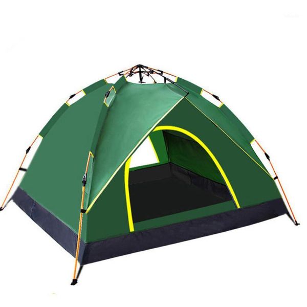 

tents and shelters automatic one-piece double-layer tent 4 person build camping outdoor supplies sunshade backpacking1