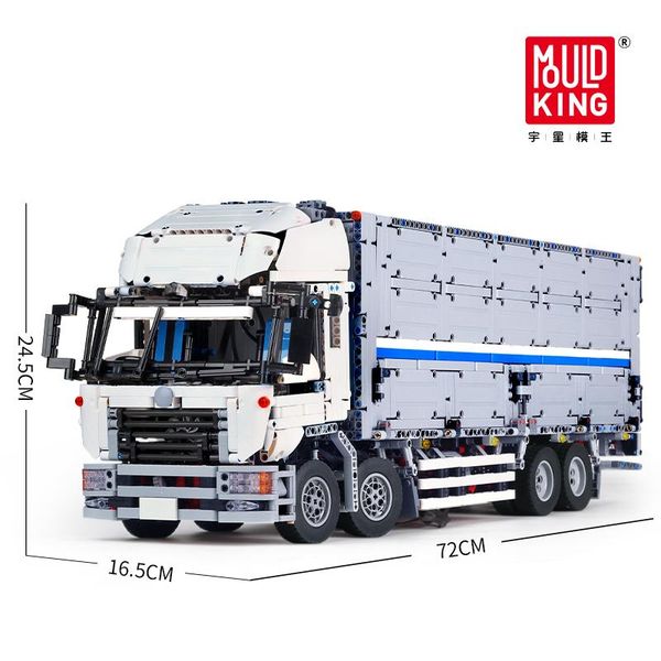 

technic series moc 1389 arakawa wing body rc container truck tatra model building blocks bricks compatible lepining 23008 toys sqcxkk