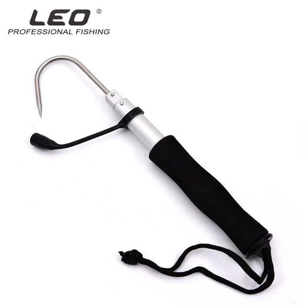

fishing hook stainless steel flexible fishing finder 60/120cm gaff grip holder hook spear crank carp tackle tool biggame