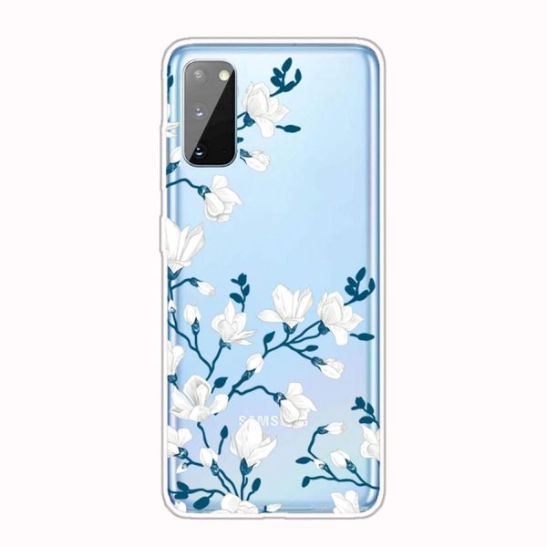 

for galaxy a41 shockproof painted transparent tpu protective case