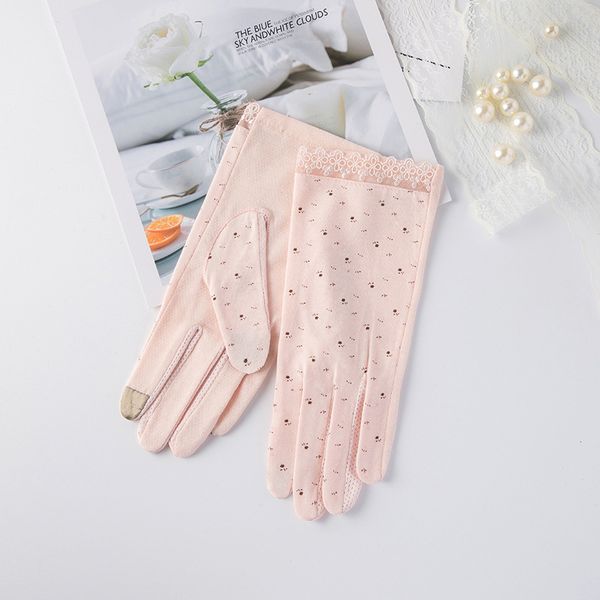 

лето солнцезащитный wrist вождения перчатки женщины простой дышащий серый черный stretch сенсорный экран анти ув противоскользящая перчатки, Blue;gray