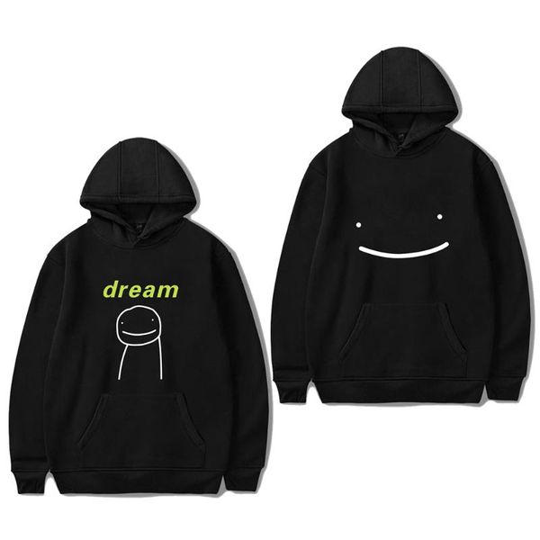 

women's hoodies & sweatshirts 2021 fashion dreamwastaken long sleeve women men's hoodie streetwear dream harajuku funny clothes, Black