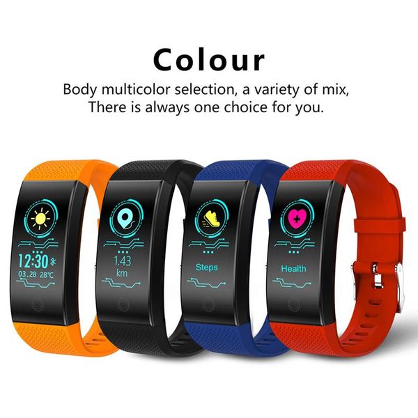 

smart wristband watch qw18 fitness tracker blood pressure heart rate oxygen smart bracelet waterproof pedometer sleep tracker wmtjgd xhlove