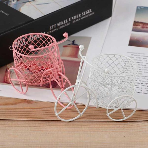 

cute iron tricycle art decoration wedding sugar jewelry container storage holder1