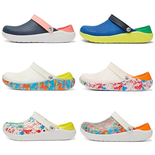 

women casual slippers comfortable classic clogs soft slip-on beach sandals lightweight water shoes for beach walking gardening y200624, Black