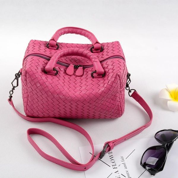 

handbag bolsa feminina brand new fashion women tote bag with a pillow bag sheepskin woven shoulder messenger bags