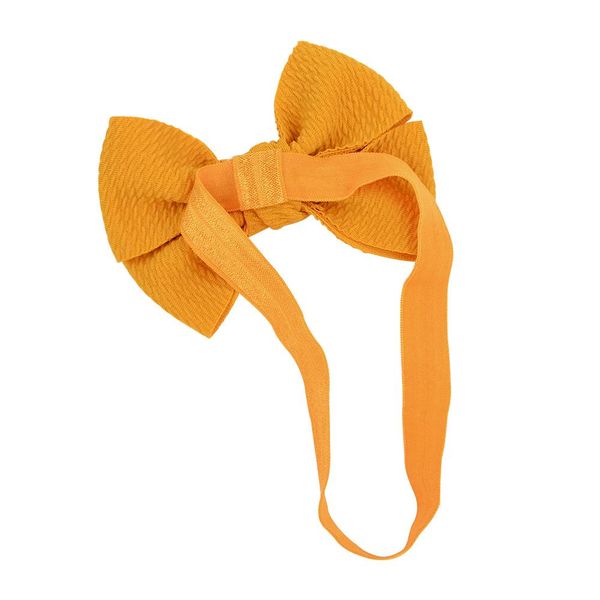 

20pcs/lot 4.3" fashion seersucker waffle hair bows with headbands for women girls kids headwear headband kids hair accessories q sqcrmv