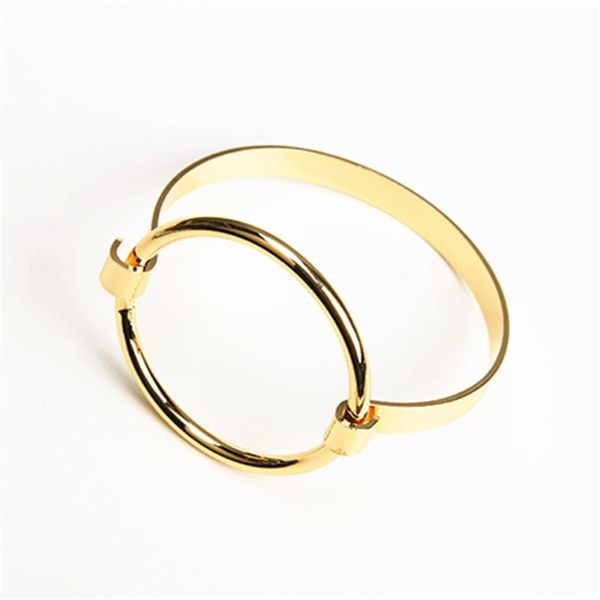 

europe and the united states exaggerate smooth circle bangle bracelet lady fashion bracelets bracelets, Black