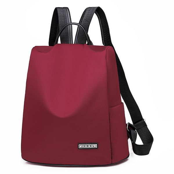 Versão coreana de Oxford pano mochila feminina à prova d 'água anti-outono moda ombro mochila anti-roubo trend mochila q0705