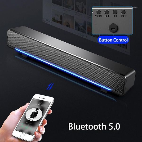 

fashion speaker wired and wireless bluetooth 5.0 computer speakers subwoofer wireless bluetooth sound bar for tv lapspeakers1