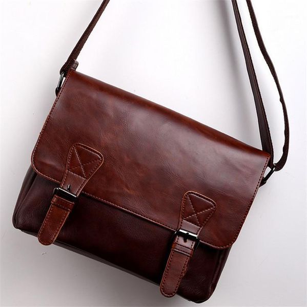 

leather business bag lapbriefcase pu leather fireproof document bag1