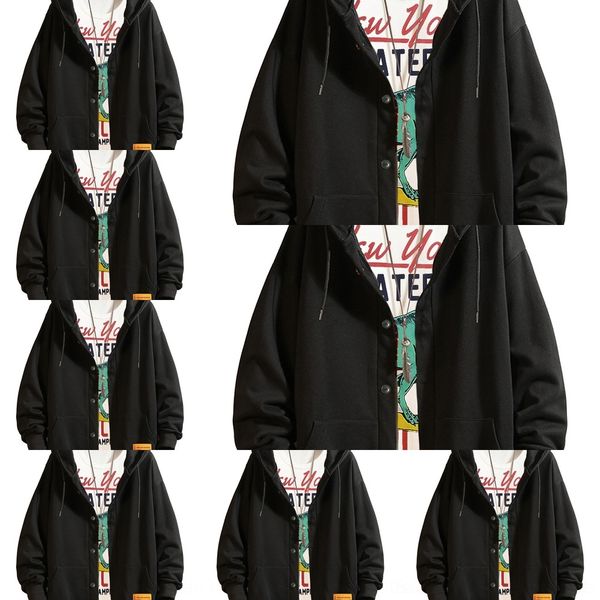 

kf6qt autumn fat winter new style plush black cardigan hooded and man fattening up casual show slim coat coat big size 2qzqw