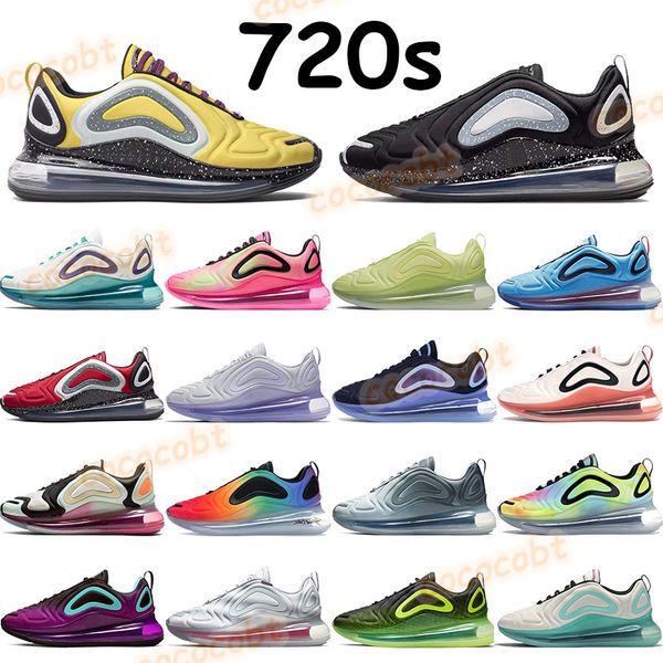 

2020 men women 720s running shoes black neon be true total eclipse pure platinum undercover red waffle tie dye oxygen purple mens sneakers