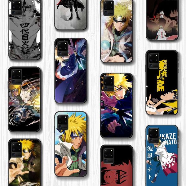 

1dwnaruto namikaze minato - mobile phone case samsung galaxy s 6 7 8 9 10 e 20 edge uitra note 8 9 10 plus, black