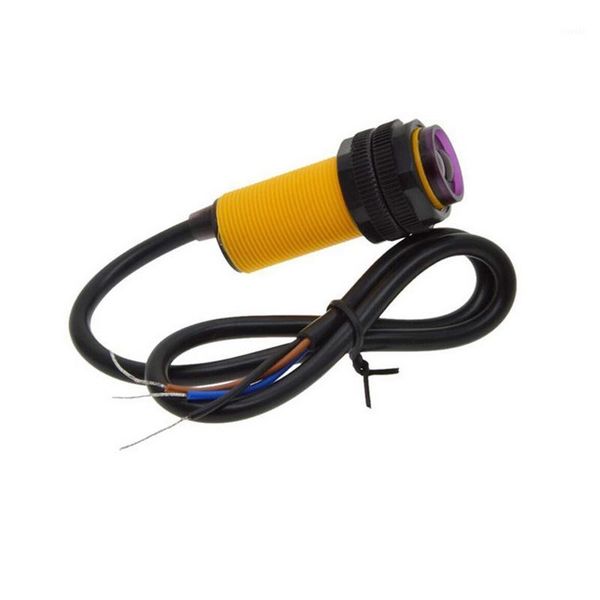

metal detectors 1pcs 3-wire infrared obstacle avoidance poelectric sensor switch 80cm dete e18-d80/d50/d30/d10 dc 5v npn no1