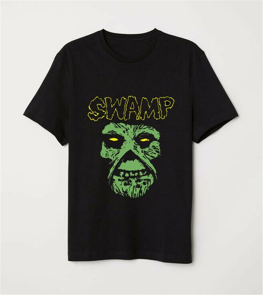 

misfits parody swamp thing john constantine friend black t-shirt sweatshirt tee shirt sport hooded sweatshirt hoodie