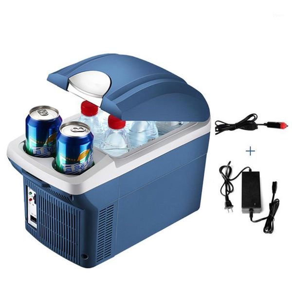 

car refrigerator 8l mini fridge portable cooling& warming refrigerators er insulation box dual use for home office outdoor picnic trave