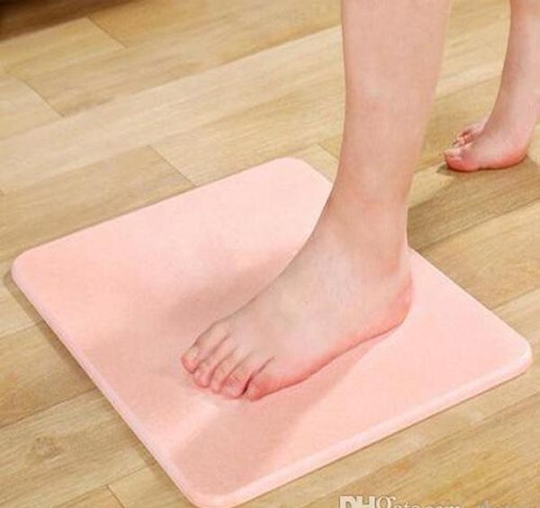 

40*30cm diatom mud anti-slip absorbent fast drying ultra absorbent mat bathroom mat diatomite soak water clea wmtggt loveshop01