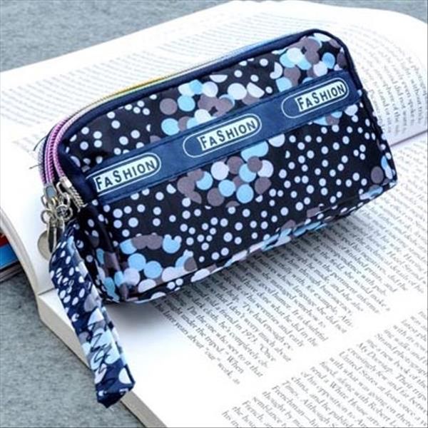 

women wallets 3 zippers lady purses cards holder short coin purse wtistlet handbags money bag new woman wallet notecase poucht, Red;black