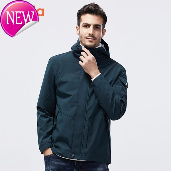 

8xl big tall 2020 autumn men brand new casual hooded bomber jacket coat men fashion spring pockets outwear jackets coats men, Black