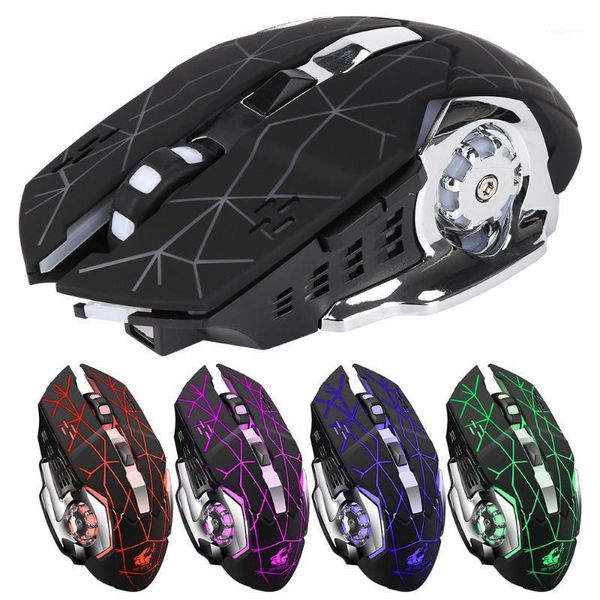 

mice 2021 adjustable 800-2400 dpi mouse 2.4ghz rechargeable x8 wireless silent led backlit usb optical ergonomic gaming mouse1