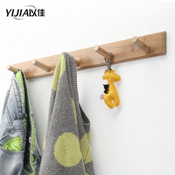 

robe bamboo hook for towels bag key hanger decorative clothes coat hooks wall mounted bath hardware