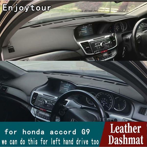 

other interior accessories for hond g9 2013 2014 2105 2021 leather dashmat dashboard cover pad dash mat carpet car styling rhd1