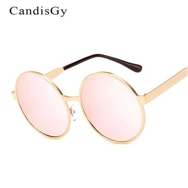 

sunglasses 2021 fashion big size round mirror women men brand designer lady female sun glasses uv400 high quality, White;black