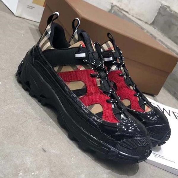 

2020 men women shoes 19fw arthur tb printed men's and women's platform sneakers canvas suede same star shoes 35-46 ch7, Black