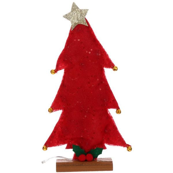 

1pc glowing christmas tree adornment creative deskornament festive prop