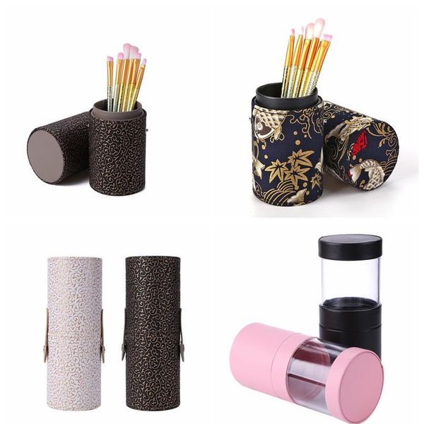 

pu leather travel makeup brushes pen holder storage empty holder cosmetic brush bag brushes organizer make sqcqku
