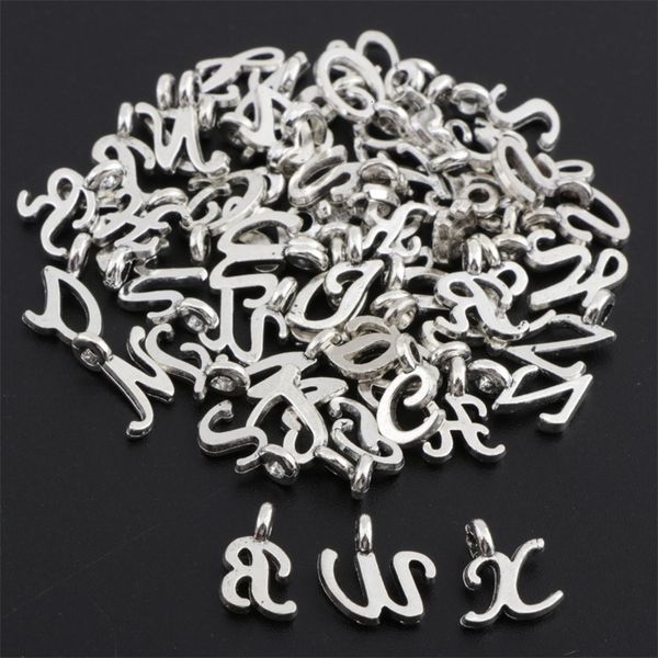 

pack pendant charms factoryyvfzletter/alphabet letter abc a-z 52 loose beads set for jewelry making