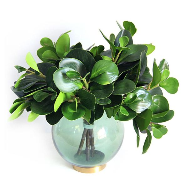

decorative flowers & wreaths artificial bean leaves simulation green plant bedroom deskdecoative flower arrangement branch home wedding