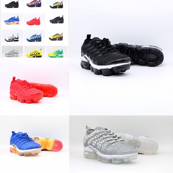 

men 2020 new tn plus bleached aqua lemon lime bumblebee running shoes breathable mens cushion basketball sneakers shoes, White;red