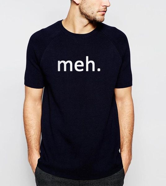 

2020 summer meh internet geek nerd funny men t shirt casual hipster 100% cotton streetwear shirt s-3xl1, White;black