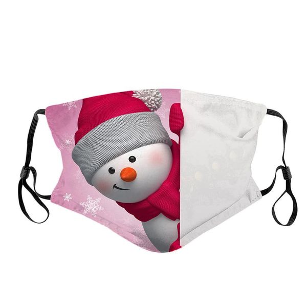

дети моющийся маска рождественский снеговик печатный маска рот обложка многоразовый рот caps защита дышащий masques mascarilla yxlpxz