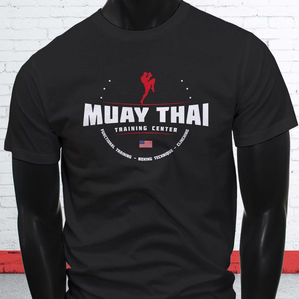 

муай тай mma fight training черный пояс истребитель нового прибытия мужчин новое большое качество funny man bulk футболки спорт толстовка с