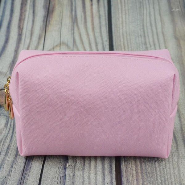 

cosmetic bags & cases pu leather makeup bag travel women toiletry ladies storage organizer wash small zipper pouch for make up1