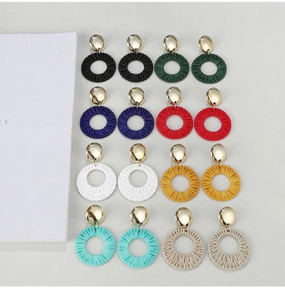 

Creative new hand-woven retro earrings, Silver