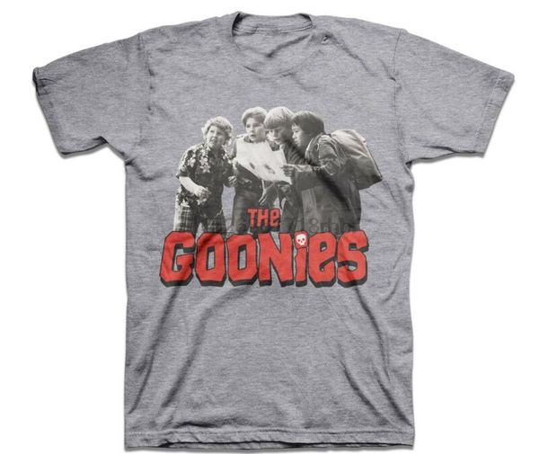 

the goonies map quest mens heather grey t-shirt tee sloth mikey hey you guys sport hooded sweatshirt hoodie