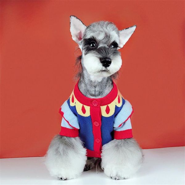

chirstmas day gift pets cos sweaters fashion soft touch schnauzer luxury jackets winter warm bichon wool coat