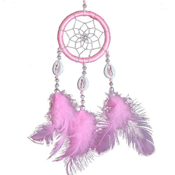 

wall hanging decoration dream catcher circular with feathers dream catcher1