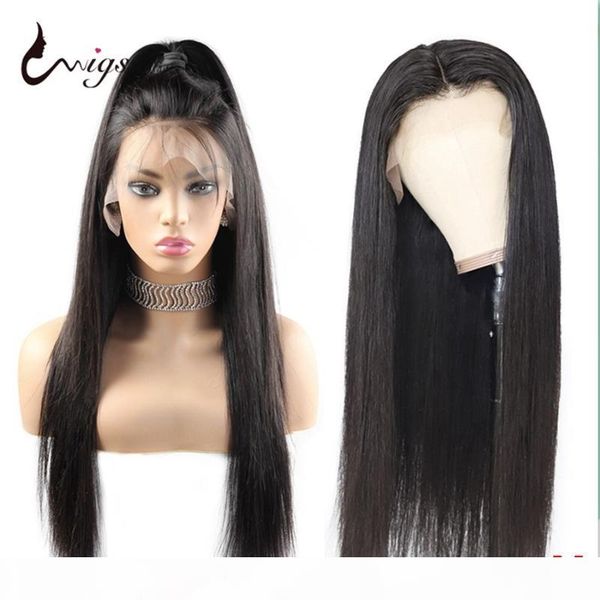 

uwigs straight фронт шнурок человеческих волосы парики pre сорванный с ребенком для волос черной женщина бразильского remy человеческих пари, Black;brown