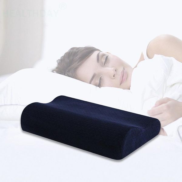 

pillow neck sleeping memory foam orthopedic cervical release pressure protect vertebrae health care spine bedding